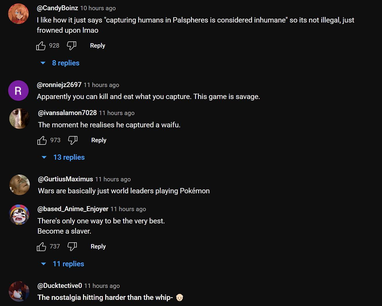 Fans react to the questionable game feature (Image via YouTube)
